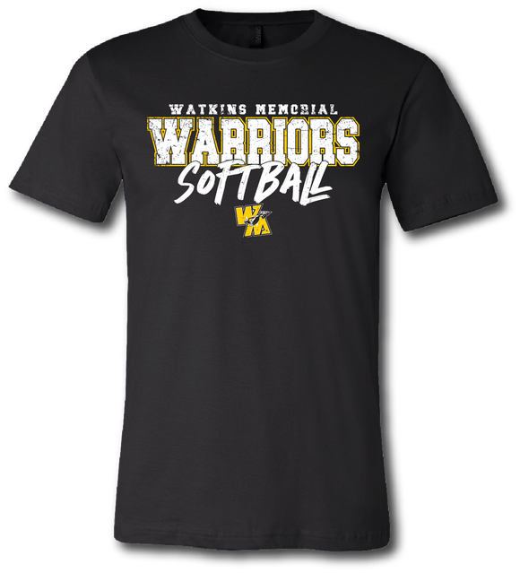 Watkins Memorial Warrior Softball Short Sleeve T Shirt
