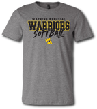 Watkins Memorial Warrior Softball Short Sleeve T Shirt