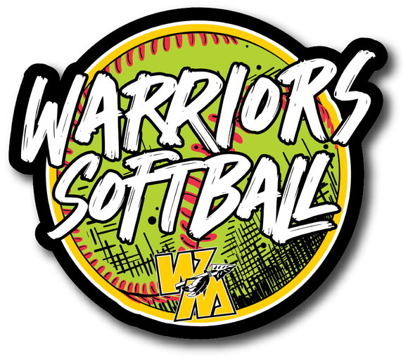 Warriors Softball Decal