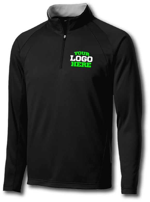 Customize With Your School, Business or Event Logo Sport-Tek Sport-Wick Fleece 1/4-Zip Pullover