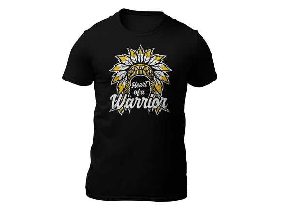 Heart Of A Warrior Short Sleeve T Shirt