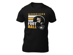 Retro Warriors Football Short Sleeve T Shirt