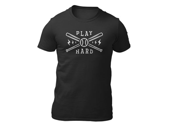 Play Hard Baseball Short Sleeve T Shirt
